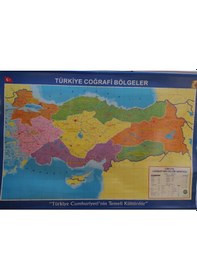 Resim Artı Türkiye Coğrafi Bölgeler Haritası 70X100 
