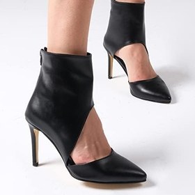 Resim Mio Gusto Sasha Siyah Dekolteli Bootie 