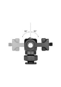 Resim Andoer D8053 Monitör LED Işık Montaj Mini Top Kafası 