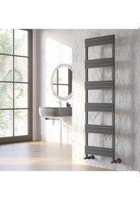 Resim Lojimax Alüminyum Havlupan Alice Style 1000x500mm 4 Dilim Mat Antrasit Gri 440 W Yüksek Isıl Güç -825 