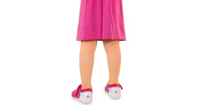 Resim Kiko Kids Catly Cırtlı Kız Bebek Panduf Ayakkabı Fuşya Renkli Tekstil Materyal ile Rahat Kullanım 