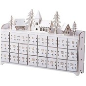 Resim Lijinxu Yılbaşı İnteraktif Aile Oyunları Ahşap Sayısı Advent Takvimi 