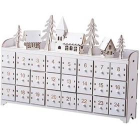 Resim Lijinxu Yılbaşı İnteraktif Aile Oyunları Ahşap Sayısı Advent Takvimi 