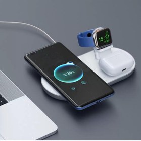 Resim Mcdodo CH-7062 3İN1 15W TYPE-C ÇOKLU MAGSAFE TWS KULAKLIK -WATCH-TELEFON DOCK ŞARJ UNİTESİ BEYAZ 