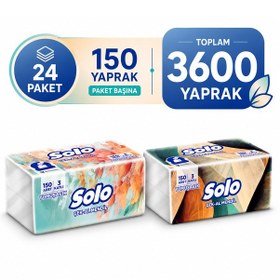 Resim Solo Çek-Al Mendil 24 x 150'li 