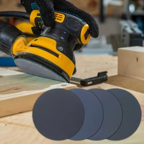 Resim 5 adet/40 adet 125mm Islak ve Kuru Kum Parlatma Levhaları, 600, 800, 1200, 1500, 2000, 2500, 3000, 5000 Grit Su Geçirmez Silika Abrasives, Rastgele Orbital Parlatıcılar için Uygun, Ahşap, Metal, Arabalar için Parlatma ve Taşlama için. 