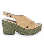 Resim Elile Shoes Scorpion Hakiki Süet Deri Büyük&küçük Numara Kadın Sandalet 