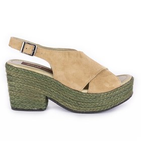 Resim Elile Shoes Scorpion Hakiki Süet Deri Büyük&küçük Numara Kadın Sandalet 