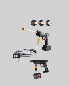Resim Gld-spt- 21v Akülü Basınçlı Yıkama Makinesi Çift Akülü Ve Hızlı Şarj Özellikli 