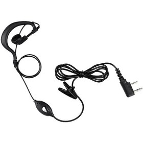 Resim Yuntech01 Baofeng Uv-5r İç Kulaklıklı Mikrofon - El Serbestliği Sağlayan İki Yönlü Radyo Aksesuarı, Sabit Klip Ve Net Ses 