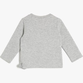 Resim Kız Bebek Yılbaşı Temalı Sweatshirt 