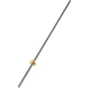 Resim Yaleker 3d Yazıcı T8 Basamaklı Motor İçin Paslanmaz Çelik İçmeli Vida, 2mm Vida Açısı, 8mm İlerleme Mesafesi 500mm - Korozyona Ve Yüksek Sıcaklığa Dayanıklı, Kolay Kurulum 