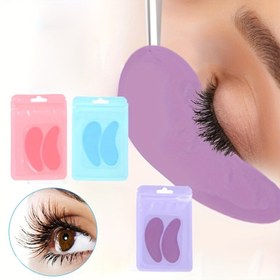 Resim Kaymaz Kirpik Uzatma Göz Pedleri - Kokusuz, Alkolsüz, Mor/Mavi/Pembe Renkler - Doğal Görünümlü Uzantılar için Güvenli Kaldırma - Makyaj Teknikçileri ve Müşteriler İçin İdeal Hediye - Elektriksiz Evde Kullanım, U Şekilli Tasarım, Cilt Dostu Malzeme, Güzellik Aksesuarı, Güzellik Tutkunları 