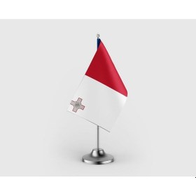 Resim Malta Tekli Saten Masa Bayrağı Seti Diğer 