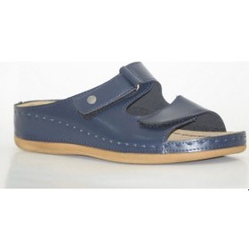 Resim Zenne Kadın Anatomik Deri Terlik 