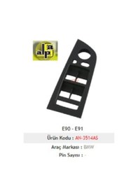 Resim Unıversal Cam Anahtarı E90 - E91 Sol Cam Anah. Çerçevesi - Siyah - Katlanır Tip - Mcar-an3514as 