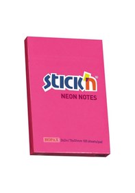 Resim Stick'n 21161 Yapışkanlı Not Kağıdı 51x76 100 Yaprak Neon Koyu Pembe 