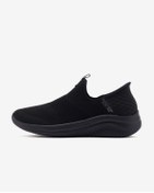 Resim Skechers Slip-ins: Ultra Flex 3.0-cozy Streak Kadın Siyah Spor Ayakkabı 149708 Bbk 