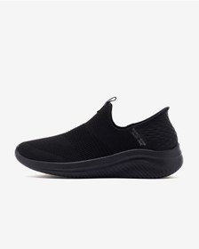 Resim Skechers Slip-ins: Ultra Flex 3.0-cozy Streak Kadın Siyah Spor Ayakkabı 149708 Bbk 