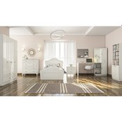 Resim Rabi Mobilya Gold Country Genç Odası Takımı 4k Gard+kary+kom Beyaz 