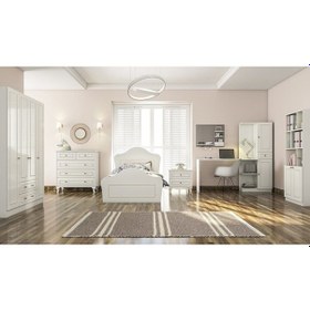 Resim Rabi Mobilya Gold Country Genç Odası Takımı 4k Gard+kary+kom Beyaz 