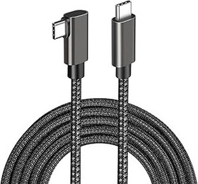Resim ZahoTse compatible with Oculus quest VR link cable USB3.0 GEN1 type C-C Cable for Oculus Quest 2/Quest Steam VR Gaming and Charging 3M sbtool-C-C-B-3M Black 