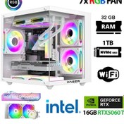 Resim Xaser ECO-X170 i7-12700KF 32 GB 1 TB M.2 NVMe SSD 16 GB RTX5060Ti Free Dos Masaüstü Oyuncu Bilgisayarı 