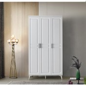 Resim GuneyStore Sport 3 Kapaklı Komple MDF Gardırop 