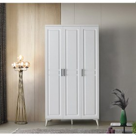 Resim GuneyStore Sport 3 Kapaklı Komple MDF Gardırop 