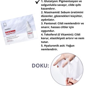 Resim Medipeel Glutathione Toning Tox Mask 25 ml * 5 adet Beyazlatıcı tonik yüz maskesi 