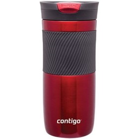 Resim Contigo Byron Red 470 ml Snapseal? - 2095632 Termal Termos Matara- Seyahat Kupası 