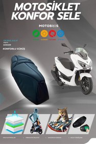 Resim Motobros MONDİAL STRADA 125 Konfor Sele Ve Sele Kılıfı Visco Sünger (KILIF HEDİYELİ) 