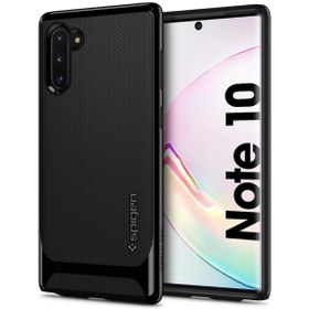 Resim Spigen Galaxy Note 10 ile Uyumlu Kılıf Neo Hybrid Shiny Black 