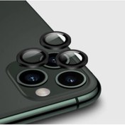Resim TEKNOPARKTA Iphone 14 Pro Max Kamera Koruyucu Lens Mercek Metal Çerçeveli 3lü Set Siyah Black 