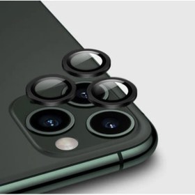Resim TEKNOPARKTA Iphone 14 Pro Max Kamera Koruyucu Lens Mercek Metal Çerçeveli 3lü Set Siyah Black 