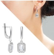 Resim Gümüşhediyeal Starlight Diamond Pırlanta Montür Zarif Baget Taşlı 925 Ayar Gümü 