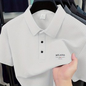 Resim Orta Doğu Erkekler için Rahat Tişört S314MILANO Baskılı, Nefes Alabilen Günlük 