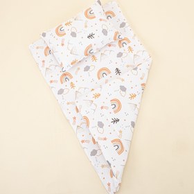 Resim Alt Açma Matı ve Yastık - Çift Taraflı - Turuncu Kuyruklu Yıldız 