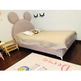 Resim Puf Bebe 100x200 Ölçüde Genç Çocuk Odası Yatağı (YATAK DAHİLDİR) 