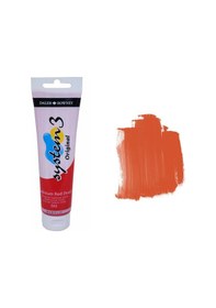 Resim Daler Rowney System 3 Akrilik Boya 150Ml 503 Cadmium Red Hue 