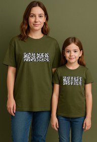 Resim SVART WEAR MAMA MINI Anne Kız Kombin Tişört Takımı T-Shirt Twin Anne Kız Çocuk Oversize MAMA MINI (TEKLİ FİYAT) 