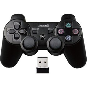 Resim PS-3022 Kablosuz Şarjlı PS3 PC Oyun Kolu Gamepad 