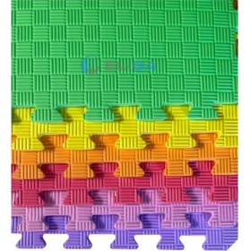 Resim 14'lü Renkli Tatami Minder Seti 50X50X1.3 cm | Çocuk ve Spor Alanları Için Uygun - 1 Elga 14'lü Renkli Tatami Minder Seti 50X50X1.3 cm | Eva Zemin Matı - Çocuk ve Spor Alanları Için Uygun 