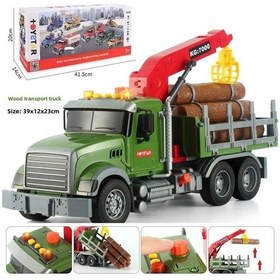 Resim Springsun Çocuklar İçin Büyük Boy Ahşap Taşıyıcı Oyun Araçları - Gerçekçi Makine Modeli 4-6 Yaş Erkekler İçin Dayanıklı Taşıma Kamyonu Ahşap Taşıyıcı 80p 