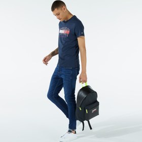 Resim Tommy Hilfiger TJM Campus Twist Dome Erkek Siyah Sırt Çantası 