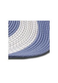 Resim Dekoratif Oval El Örgüsü Halı Paspas (298082630) 