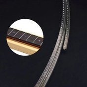 Resim 10 Adet Premium Kupronikel/Bakır Gitar Perde Teli, 8 İnç Önceden Radyal Perdeler Akustik & Elektrik Gitarlar, Ukuleleler, Baslar İçin - Dayanıklı Müzik Aleti Aksesuarları, Gitar Aksesuarları 