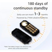 Resim Xuweiwei Ynf Siyah Hırsızlık Karşıtı 113db Akıllı Kablosuz Bisiklet Sireni Uzaktan Kumanda 6 Ay Pil Ömrü Dağ Bisikleti Ve Motosiklet 