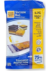 Resim Vakumlu Hurç Poşet Xl Beden 55x90 Cm Şefaf 