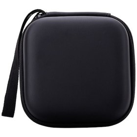 Resim Dofolink Eva+pu Materyal Kulaklık Kılıfı, Çok Amaçlı Şarj Cihazı Veri Kablosu Usb Disk Depolama Kutusu Siyah Renkli 